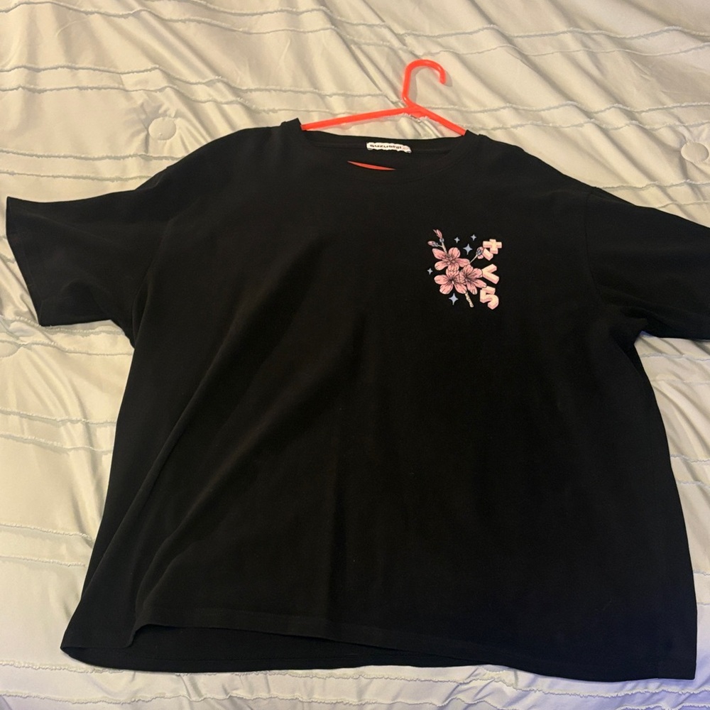 suzushii heavyweight high quality tshirt with cherry blossom Design 3xl xxxl
